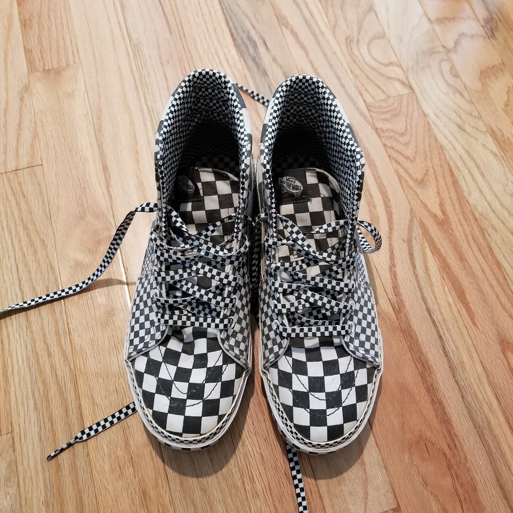 LE Van's Checkered All Over Sk8-Hi